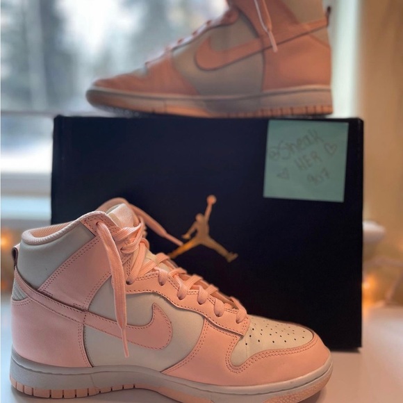 Jordan Shoes - Woman’s 9 Crimson tint sail AirJordan mid rise